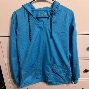 Butter-Soft Turquoise Scrub Top